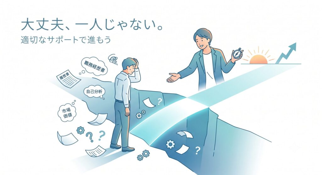 初めての転職の不安を解消するエージェントの役割