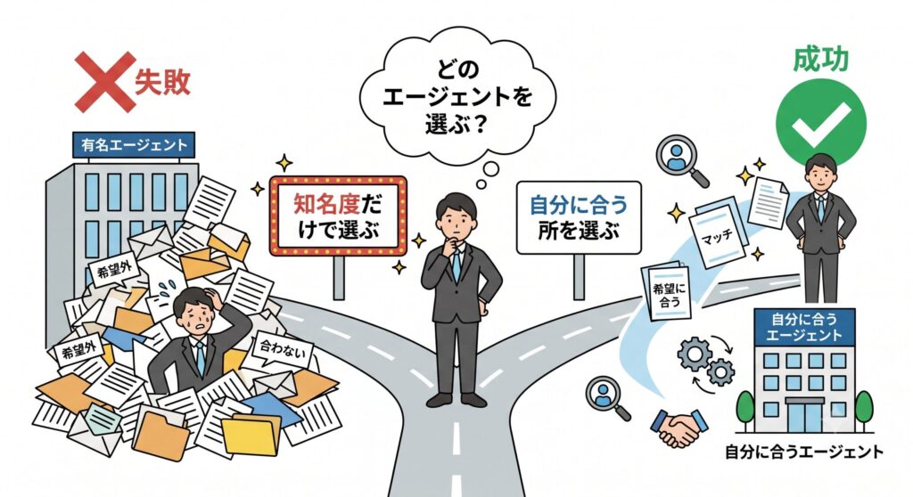 失敗しない転職エージェント選びの鉄則