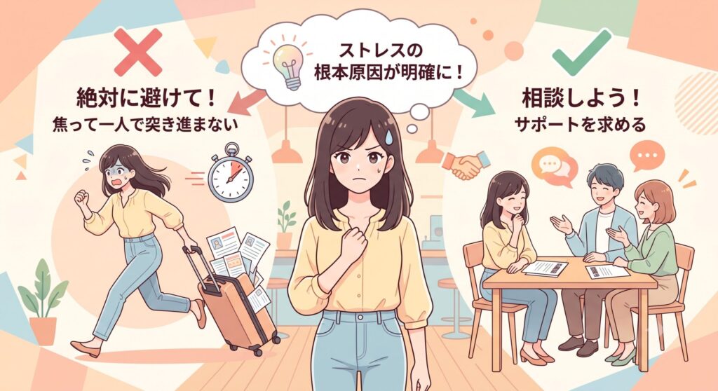 ストレスを抱えたままの転職はリスクが大きい