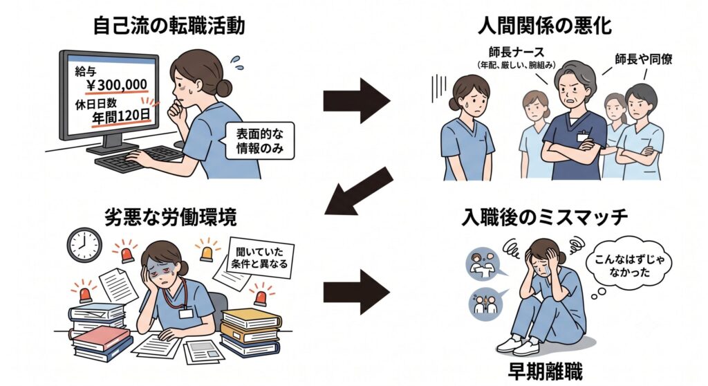 転職にエージェントがおすすめな図解