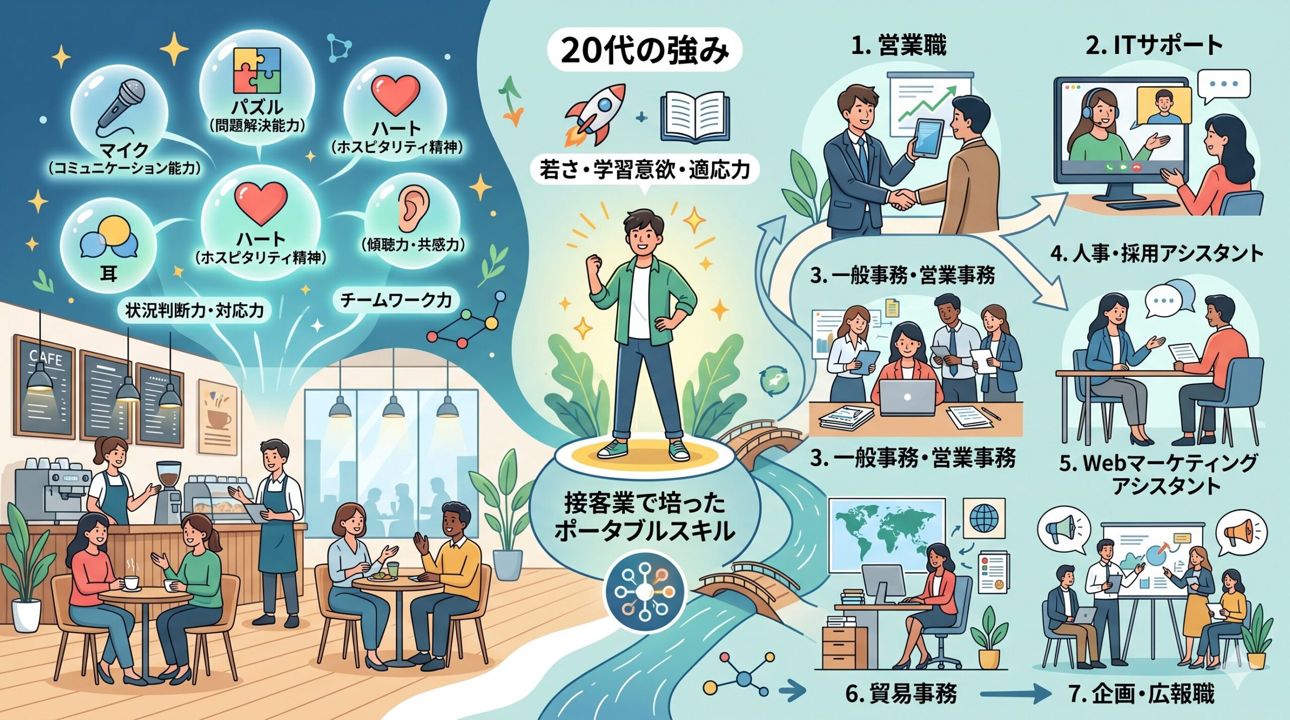 20代の強みを活かせる異業種・異職種