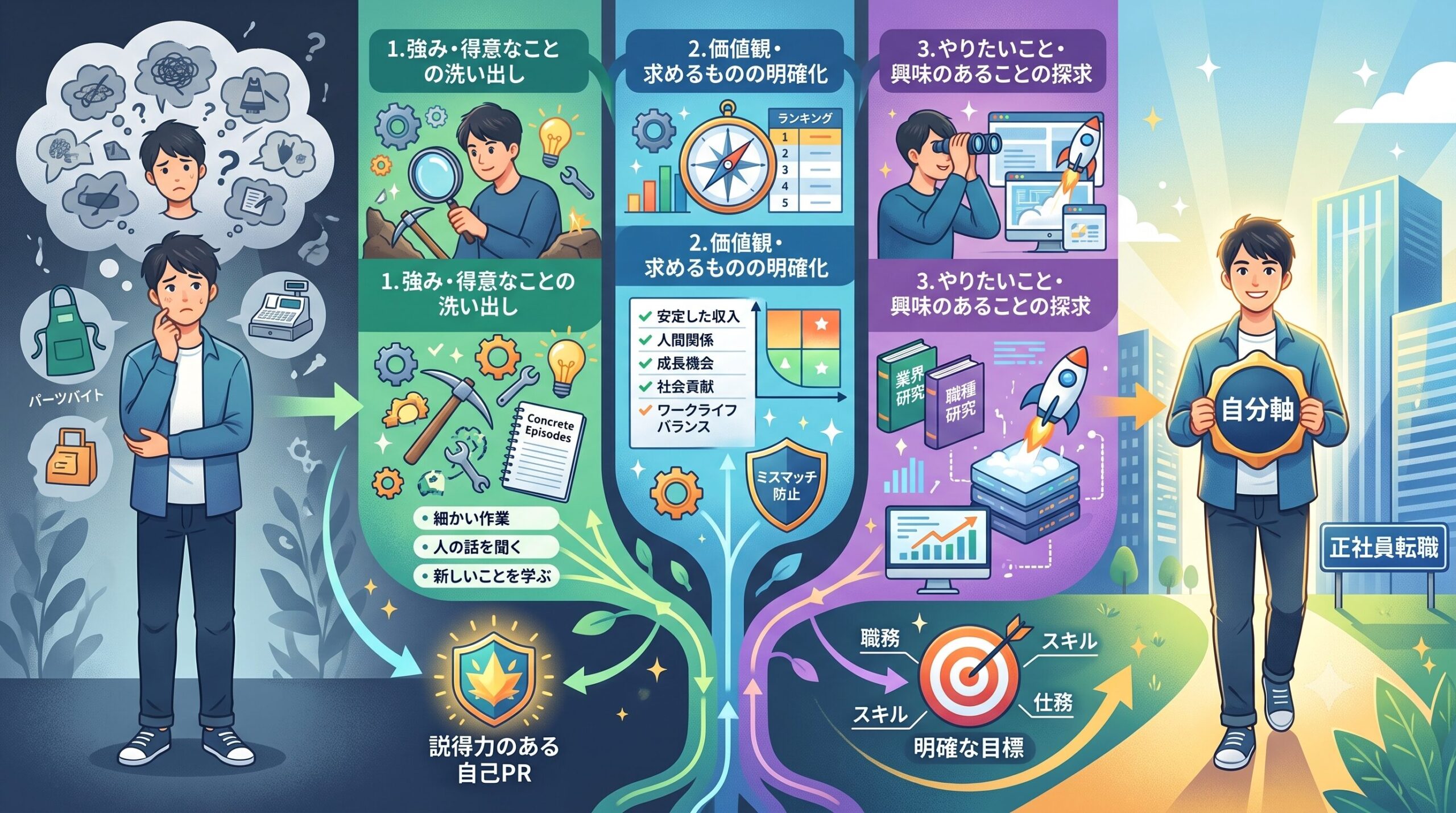 自己分析のイメージ図