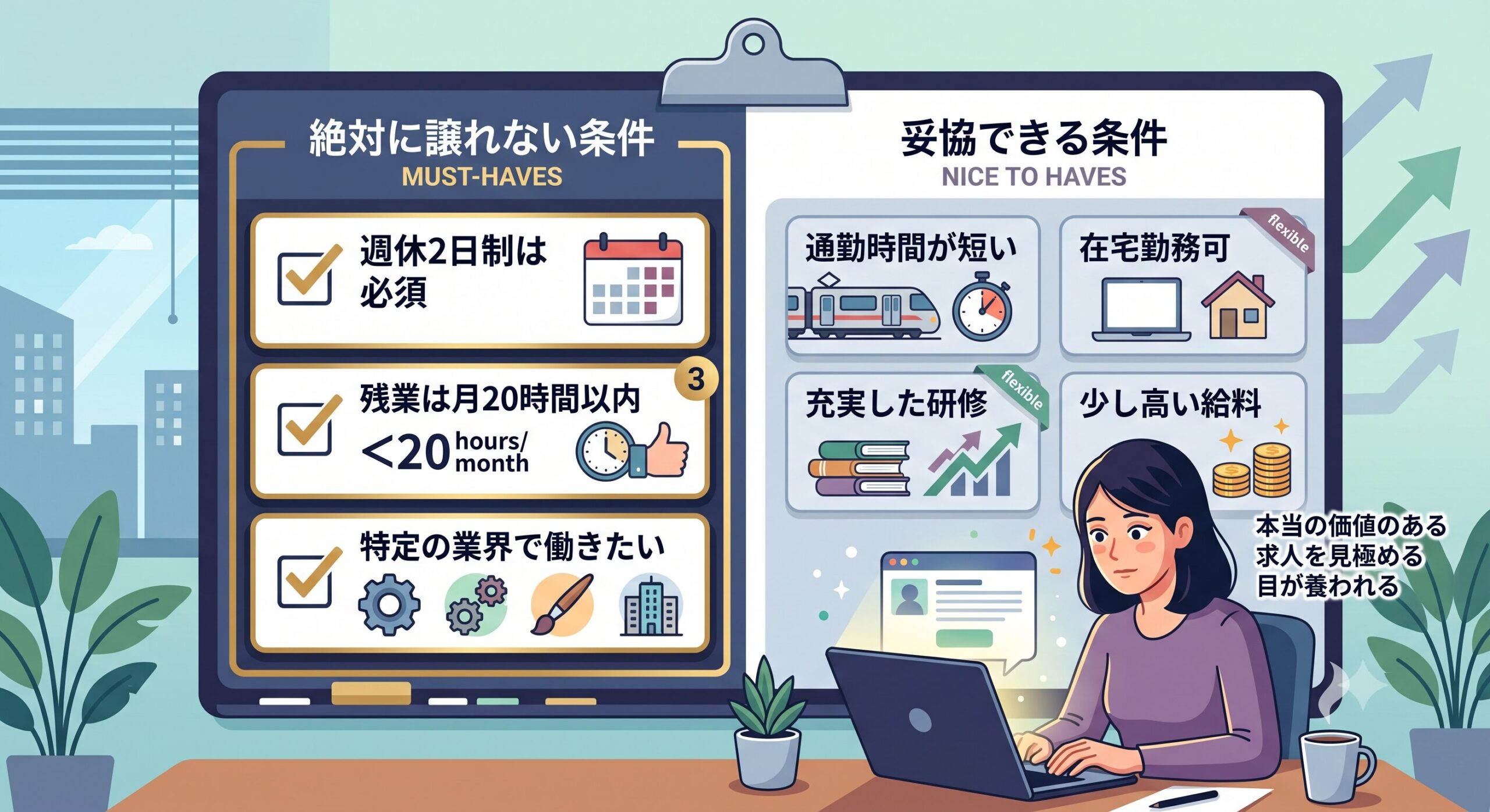 希望条件の整理例