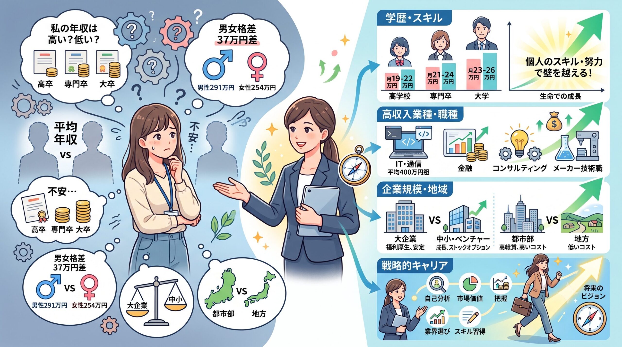 転職エージェント選びと活用法のイメージ
