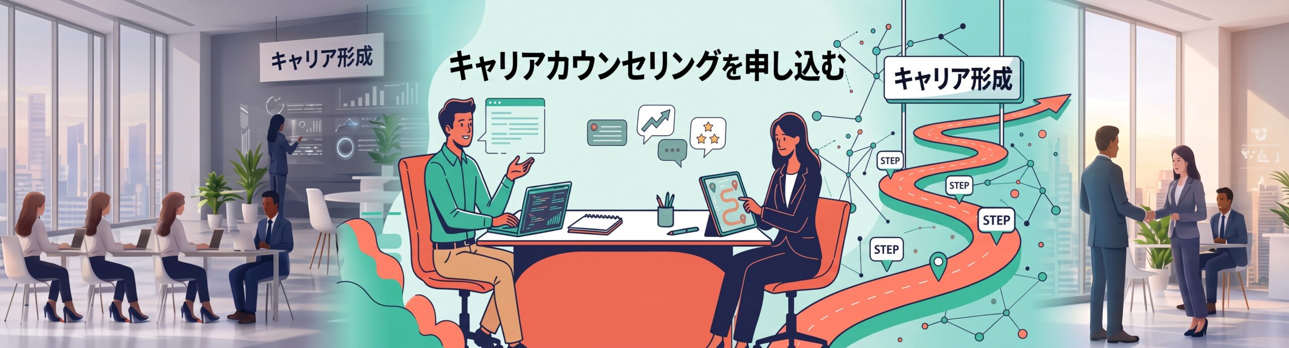 キャリアカウンセリングを申し込む